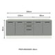 thumbnail image 3 of Kit Gabinete Bajo Almacenamiento Garaje Madesa BG, 3 of 5