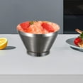 thumbnail image 6 of Baoblaze Ice Cream Bowl Double Walled Insulated Small Stainless Steel Bowl for Dinner 400ml NO Handle, 6 of 8