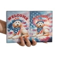 thumbnail image 3 of Goldendoodle Patriotic Welcome for 4Th of July Independence Day Travel Passport Wallet Doodle Dog Lover Gifts Idea PU Leather Passport Holder Cover - 00010, 3 of 5
