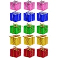 thumbnail image 1 of Mini adornos de regalo caja de regalo colorida de espuma para árbol de Navidad 12 Uds., 1 of 2
