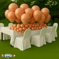 thumbnail image 4 of PMU 11 Inch Metallic Radiant Rose Gold Latex Balloon Pkg/50, 4 of 6