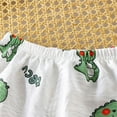 thumbnail image 5 of Agkizg Toddler Baby Boys and Girls Summer Pajama Sets,Sleepwear for Kids,Children's Summer Cotton Printed Short Sleeved Round Top+shorts Home Clothes Pajama Set Multicolor 3 Years, 5 of 5