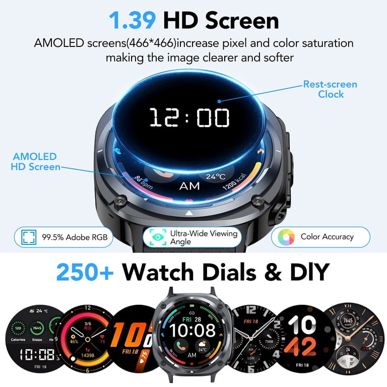 HD Fitness Smartwatch with Calling and 130+ Sport Modes photo 6