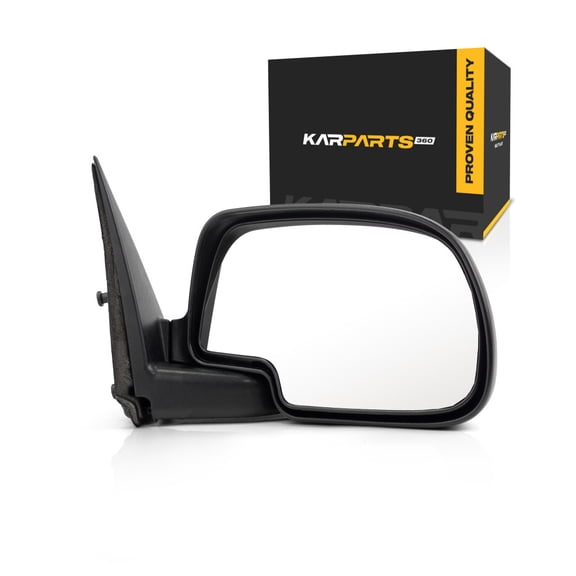 For Cadillac Escalade Door Mirror 2000 Passenger Side | Manual | Textured Black | Replacement For GM1321230 | 25876715