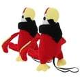 thumbnail image 1 of Shisuyan 2Pcs Halloween Plush Stuffed Parrot on Shoulder Pirate Costume Accessory Realistic Parrot Ornament Plush Parrot Toy Parrot Prop for Pirate Costume, 1 of 8