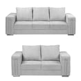 thumbnail image 1 of Sala 3-2 TRINITY Taos 2 piezas ( Sofá, Love Seat ) Platinado, 1 of 8