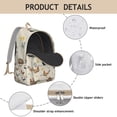 thumbnail image 4 of Cartoon Chicken Coop Backpack, Lightweight Waterproof School Bag with Rustic Farmhouse Pattern, 4 of 5