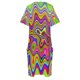 thumbnail image 5 of Vestido suelto con bolsillos y estampado psicodélico de colores brillantes, para baile, noche, playa, ropa para mujer, 5 of 7