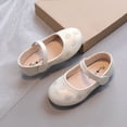 thumbnail image 5 of B91xZ Chaussures de Robe pour Petite Fille Ballerines pour Pâques Fête École, Beige 11, 5 of 5