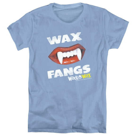 Dubble Bubble Wax Fangs S/S Women's T-Shirt Carolina Blue
