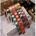 thumbnail image 3 of Diamond 2.5 Print Webbing Baking Gift Box Packaging Ribbon DIY Bow Hot Stamping Ribbon, 3 of 5