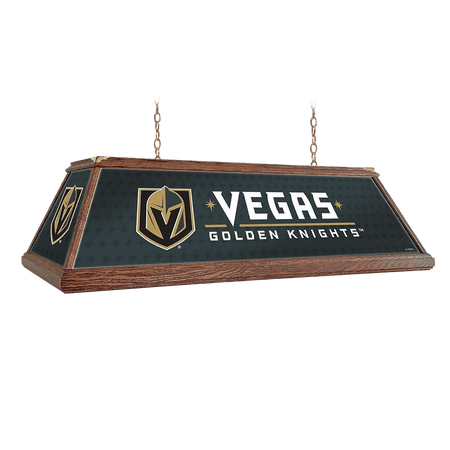 

Vegas Golden Knights: Premium Wood Pool Table Light