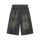 thumbnail image 2 of WILLBEST Pantalones Cortos Deportivos para Hombre, Pantalones Vaqueros Holgados y Recortados para Trabajo con Bolsillos Cargo., 2 of 5