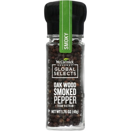 McCormick Gourmet Global Selects Oak Wood Smoked Pepper from Vietnam, 1.76