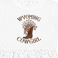 thumbnail image 4 of Inktastic Wyoming Cowgirl Western Rodeo Girls Toddler Dress, 4 of 5