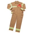 thumbnail image 4 of Deluxe Tan Firefighter Suit Adult Costume, 4 of 5
