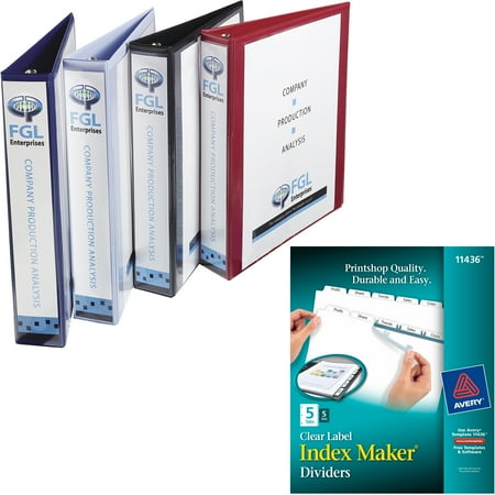 Avery Show Off View Binder with 1-1/2