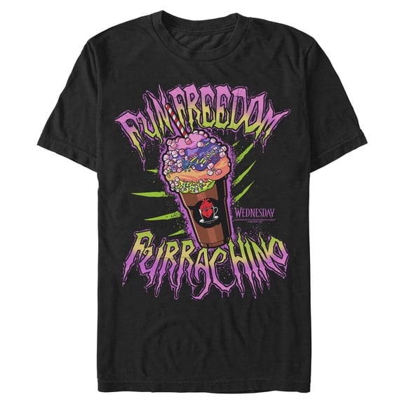 Mens Wednesday Fun Freedom Furrachino Coffee T Shirt