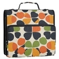 thumbnail image 5 of FORMRS Zipper Binder with Shoulder Strap 2-inch Ring 500 Sheet Capacity File Bag, Black Clover Pattern, 5 of 5