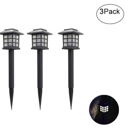 

Casewin Solar Outdoor Lights 3 Pack Solar Pathway Lights Waterproof 8-10 Hours Long-Lasting LED Landscape Lighting Solar Garden Lights Solar Lights for Walkway Path Driveway Yard Patio & Lawn