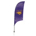 thumbnail image 1 of Showdown Displays 810028NIA-002 7.5 ft. Northern Iowa Panthers Razor Feather NCAA Flag with Spike Base - No.002, 1 of 1