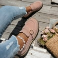 thumbnail image 4 of Juosiy Platform Loafers for Women Comfortable Suede Slip On Work Dressy Shoes Casual Walking Sneakers, 4 of 8