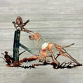 thumbnail image 4 of Rungungde 3D Metal Wall Art Decor, Rustic Metal Elk Saw Blade Deer Pheasant Dog Hunting Scene Wall Art Sculpture Hanging for Indoor Outdoor Home Office Cabin Farmhouse Animal Artwork Decorations, 4 of 7