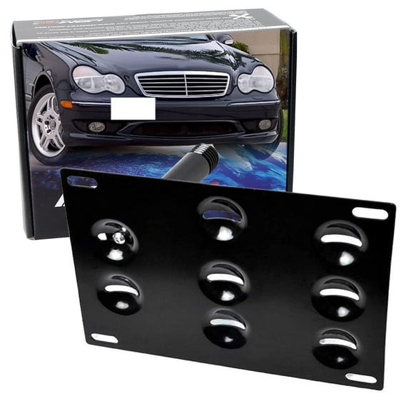 No Drill Front Bumper Tow Hook License Plate Mounting Bracket Adapter Kit For Mercedes W203 W210 W211 W219 W220 C208 C E S CLS CLK Class