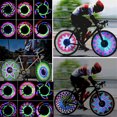thumbnail image 1 of 32 Attractive Patterns Bike Light 32 Attractive Patterns Bike Light Double Display Spoke Light Riding Light Warning Light, 1 of 8