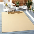 thumbnail image 2 of SAFAVIEH Courtyard Flint Checkered Indoor/Outdoor Area Rug, Gold/Beige, 6'7" x 9'6", 2 of 8