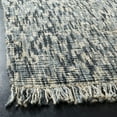 thumbnail image 3 of SAFAVIEH Natural Fiber Michayla Abstract Jute Area Rug, Blue/Ivory, 6' x 6' Square, 3 of 7