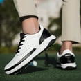thumbnail image 5 of SKIUHS Men's Golf Shoes – Spiked Sole for Traction, Breathable Water-Resistant Upper & Comfort for On-Course Play, 5 of 6