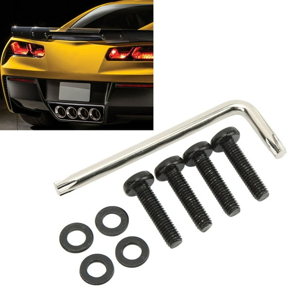 23155297, Kit De Pernos Centrales De De Ala De Acero Pernos Centrales De Wickerbill De Pintado En Negro Robusto Resistente A La Oxidación Fácil Instalación Para