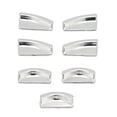 thumbnail image 1 of Window Lift Button Trim, Self Adhesive Wear Resistant 7pcs Silver  Plated Window Lifter Button Sticker  For Auto, 1 of 8