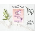thumbnail image 3 of Darling Souvenir Pink Birthday Invitation Card Printable Fill or Write In Blank Invites Party Supplies Pack Of 28 5 x 7 Inches, 3 of 5