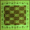 thumbnail image 1 of Ahgly Company Indoor Square Oriental Green Traditional Area Rugs, 7' Square, 1 of 4