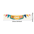 thumbnail image 6 of Cute Fabric Banner with Polka Dot and Gingham Elements One Year Old Theme Backdrop Party Decorations for First Birthday Party Photography Props Baby Shower Decor, 6 of 8