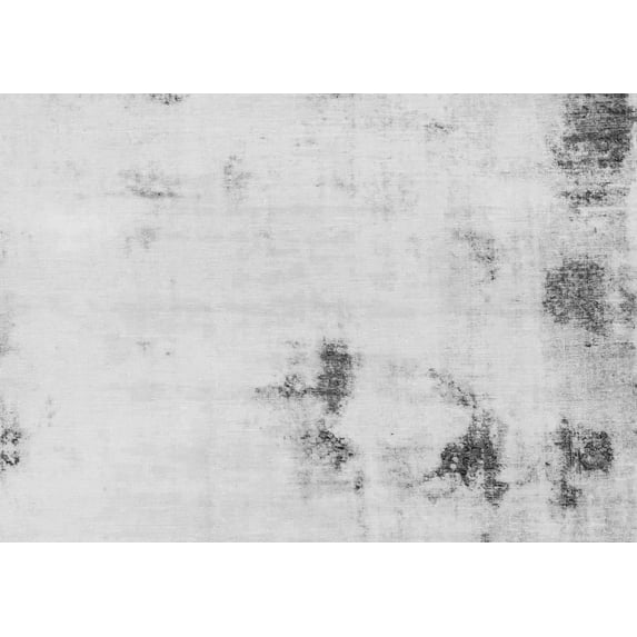 Ahgly Company Indoor Rectangle Abstract Gray Modern Area Rugs, 7' x 10'