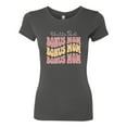 thumbnail image 2 of Wild Bobby, World's Best Bonus Mom Mother's Day Womens Slim Fit Junior Tee, Dark Grey, XX-Large, 2 of 6