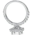 thumbnail image 3 of Pompeii 3/8ct Halo Diamond Ring 14K White Gold (G/H,I1), 3 of 3