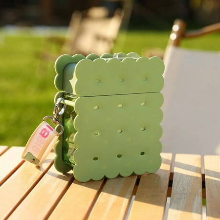

dosili Cute Cookie Plastic Water Bottle for Children with Straw Bottle Anti-fall Portable Cup Kids Outdoor Climbing Mugs Cups Bottles