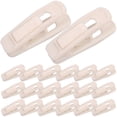 thumbnail image 2 of Shisuyan 20pcs Skirt Hangers Clips Velour Clips Drying Hanger Hanging Clips For Clothing, 2 of 9