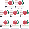thumbnail image 1 of NE555 LED Navidad PCB Soldadura DIY Kit Y Rojo Verde, 1 of 9