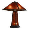thumbnail image 1 of Cal Lighting BO-3070TB 60W x 2 Nogales Mission Style Mica Table Lamp with 7W Night Light, 1 of 1