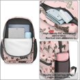 thumbnail image 4 of Dachshund and Hearts Pink Pattern 17" School Backpacks for Teens,Waterproof Oxford Fabric,S-Shape Padded Straps for School,Travel,Hiking,Camping, 4 of 6