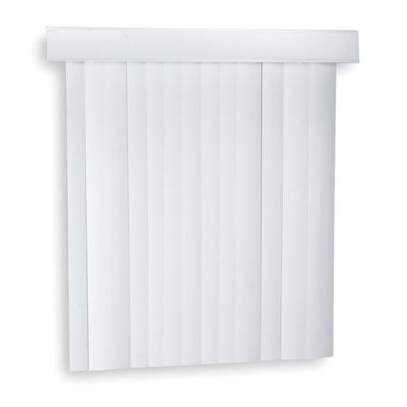 Fabric Vertical Blinds - Battalion 3AEJ5 Off-White PVC 84