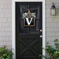 thumbnail image 3 of New Surname Year Round Front Door Wreath, Front Door Welcome Sign, 26 Letter Wreath With Wreath And Bow, 3 of 8