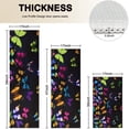thumbnail image 4 of Black Butterfly Colorful Wings Pattern Kitchen Rugs Sets Of 3,Kitchen Runner Rugs Non Skid Washable,Decorative Kitchen Floor Mats for Kitchen,Sink,Laundry,17"x30"+ 17"x47" + 17"x59", 4 of 6