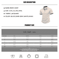 thumbnail image 3 of Yifymode Men's Classic Short Sleeve Polo Shirt, Textured Knit Contrast Collar & Cuff Regular Fit Top Black L, 3 of 6