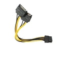 thumbnail image 4 of Injueey Adaptador de Cable de Alimentación de 15 pines a macho a hembra Cable convertidor PSU divisor accesorio de computadora Electrónica miscelánea, 4 of 6